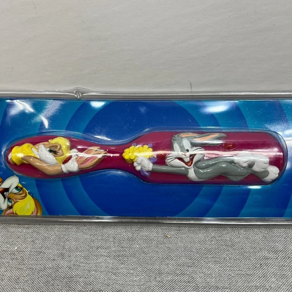 Vtg 1997 Warner Bros Looney Tunes Bugs Bunny Lola Sculptured Styling Brush New